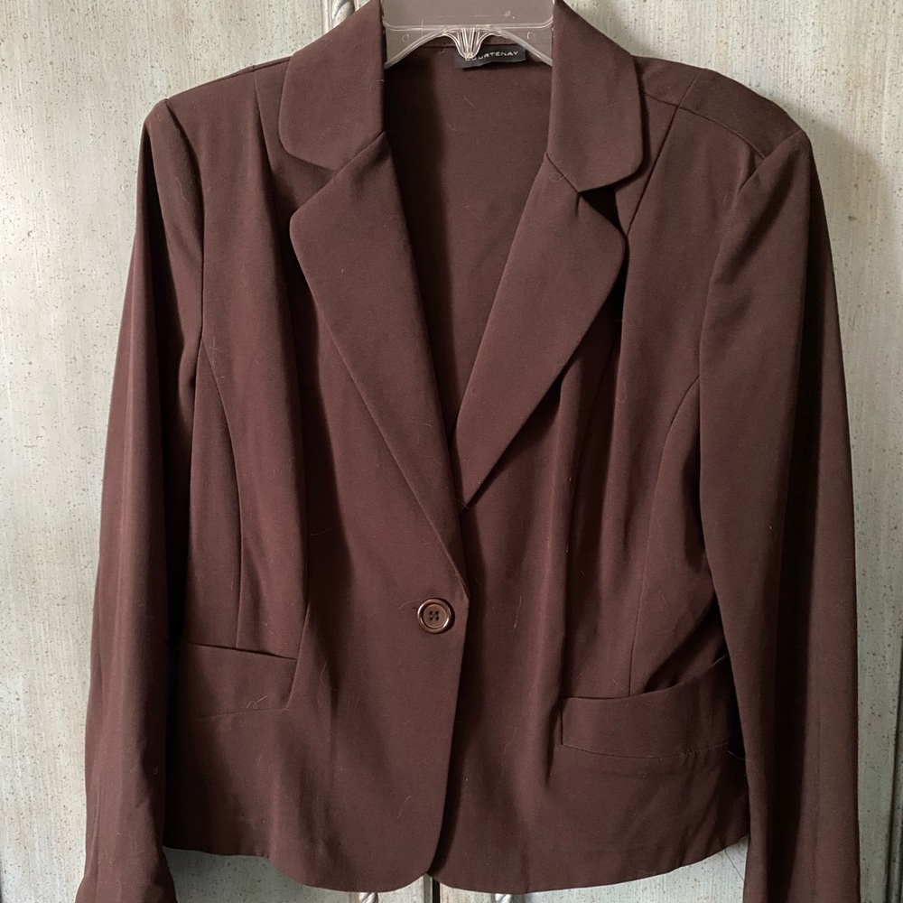 Dark brown light weight jacket